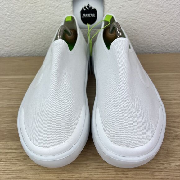 Oofos OOmg eeZee Low Shoe White Recovery Shoes Men's 9.5 EU 42.5 NWT - Picture 3 of 9